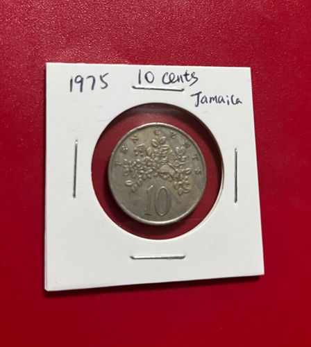 1975 JAMAICA 10 CENTS COIN - NICE WORLD COIN !!! - 第 1/2 張圖片