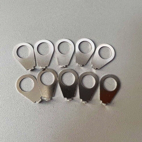 Silver Knobs Pointer Plate Indicator Washers for Gibson LP Electric Guitar 10Pcs