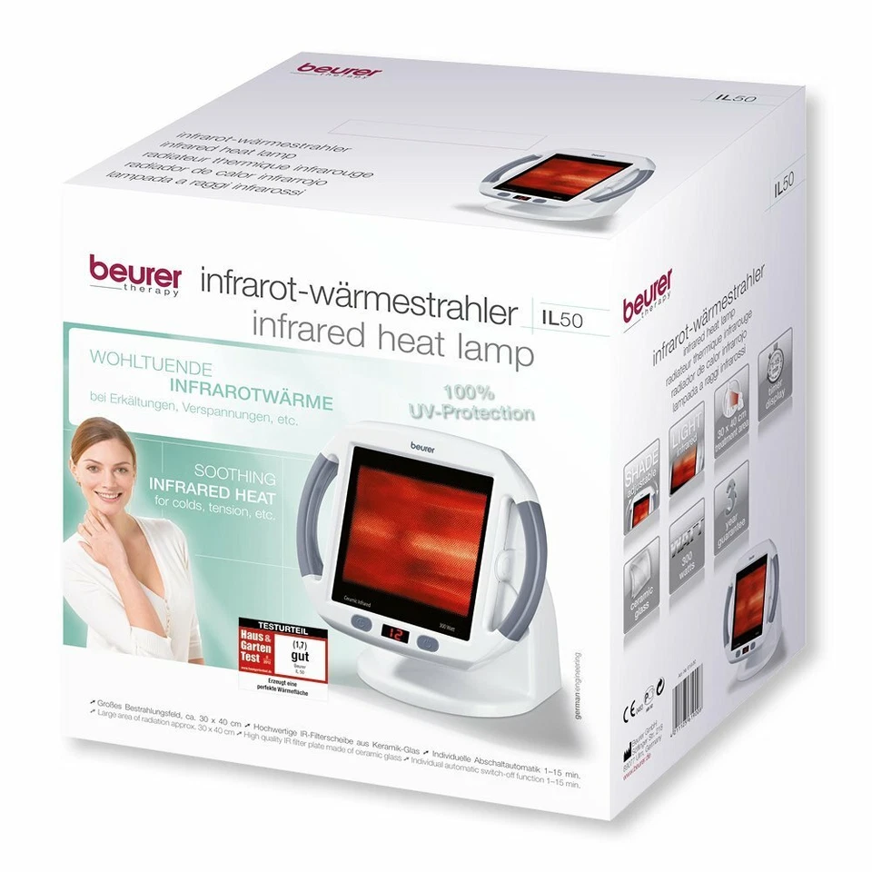 BEURER IL 50 Infrarot-Wärmestrahler Infrarotlampe lindert Verspannungen 300W - Bild 3 von 3