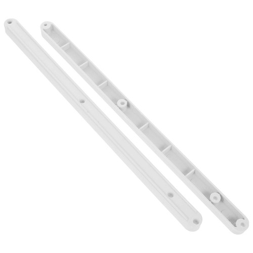 2 Pcs Plastic Drawer Rails Full Extension Slides Replacement Parts