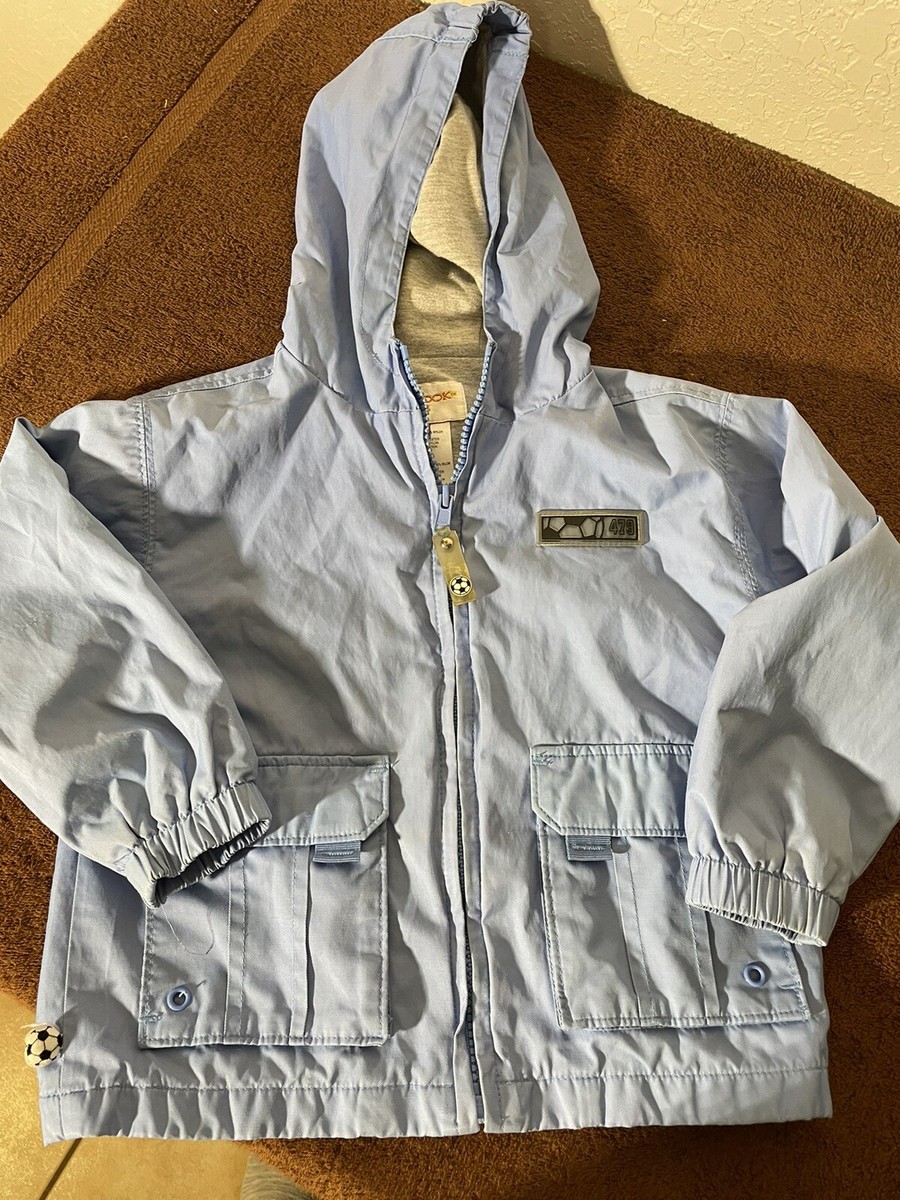 boys toddler 3t outbrook kids windbreaker hooded blue | eBay