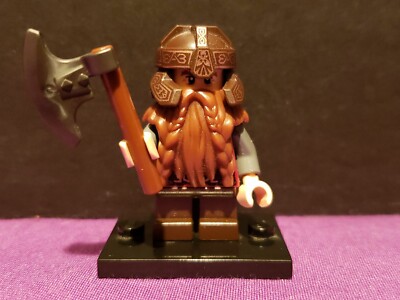 Gimli Lord of the Rings The Mines of Moria Viking 9473 LEGO LOTR Minifigure