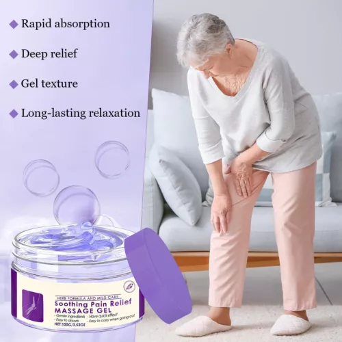 Kresin Joint Pain Gel Purple Gel, Kresin Soothing Pain Massage Gel Neck 100g 1-5 - Picture 6 of 17