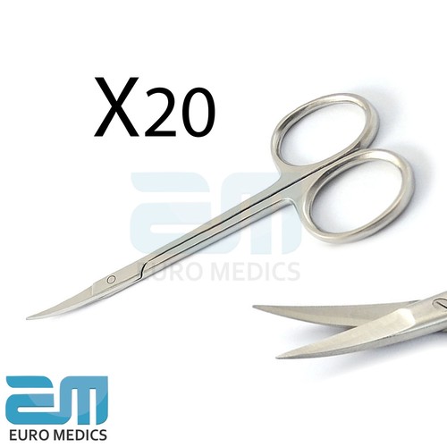 Iris Scissor Curved Hemostatic Forceps Dissections Veterinary Surgical Scissors eBay