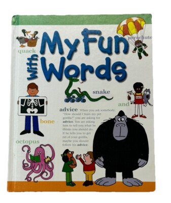 MY FUN WITH WORDS DICTIONARY (Book 1 A-K) By James Ertel, Hardcover Learning Fun