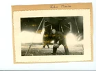 Solider working on military airplane -  vintage aviation  photo ww2 Identified