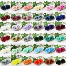 25X Artificial Flower Foam Roses Wedding Bouquet Party Shower Garland Home Decor