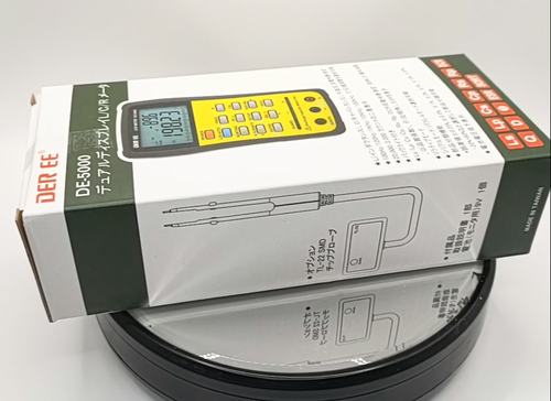 DER EE DE-5000 High Accuracy Handheld LCR Meter Main unit only W95 H188 T52 mm - Video 1 of 1