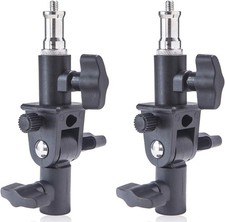 2PCS U Shape Tilt Adapter Swivel Mount Umbrella Holder Light Stand with Stand...