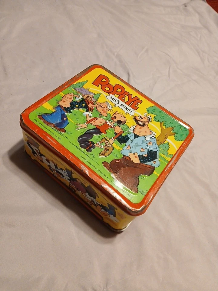 Popeye Lunch Box In Collectible Metal Lunchboxes (1980-1999) for