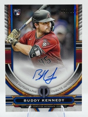 2023 Topps Tribute #TA-BK Buddy Kennedy Tribute Auto Blue #/150 rookie