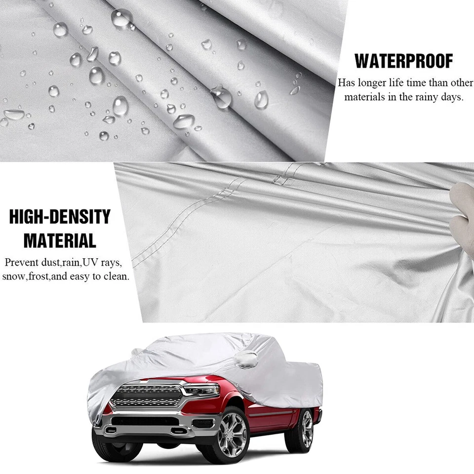 For Ford Ranger Pickup Truck Car Full Cover Outdoor Waterproof Sun UV Rain Dust - Image 3 of 4