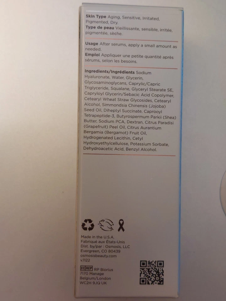 Hidratante facial con manteca de karité con hidrato de ósmosis 1,69 fl oz Foto 2 de 2