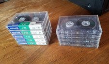 9 used Maxell UR-90 Normal-Bias Audio Cassette Tapes