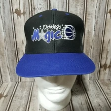 Vintage 90’s Logo 7 NBA Orlando Magic Snapback Hat Cap Adjustable Embroidered