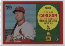 2021 Topps All-Star Rookie Cup Red Foil /5 Base Statue Dylan Carlson #37 0t2