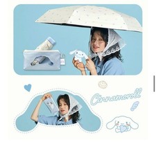 Wpc. Cinnamoroll Sanrio Folding Umbrella UV Cut Sun Parasol Blackout Compact Jap