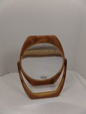 Vintage MCM Lucite Dual Sided Swivel Vanity M...