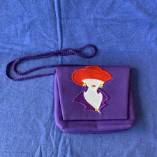 Red Hat Society Purple Embroidered Cross Body Bag (Purse)