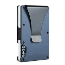The Ridge Style Titanium Wallet with RFID Blocking Card Slots, Money Clip Usa