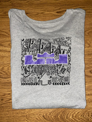 Nike Lebron James Lebron 19 Lebronival Mens Gray Shirt Size XXL