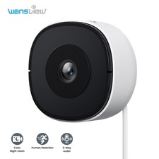 Wansview 2K 3MP Window Camera 2.4GHz WiFi Indoor Cameras For home 24/7 Recording