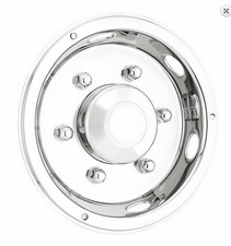 Truck wheel cover straight 2 x 17.5 Wheel Trims Stainless STEEL 