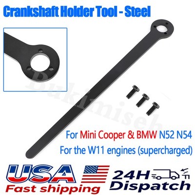 Crankshaft Hub Holding Tool For Mini Cooper BMW N52 N54 Engines W11 Supercharged