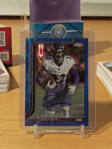 2025 Topps Derrick Henry Shop for 2025 Topps Signature Class Football Chrome Autographs on eBay (Raw)