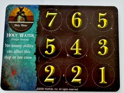Pirates CSG Pocketmodel  - DJC - HOLY WATER (#104) | Rare Treasure Wizkids
