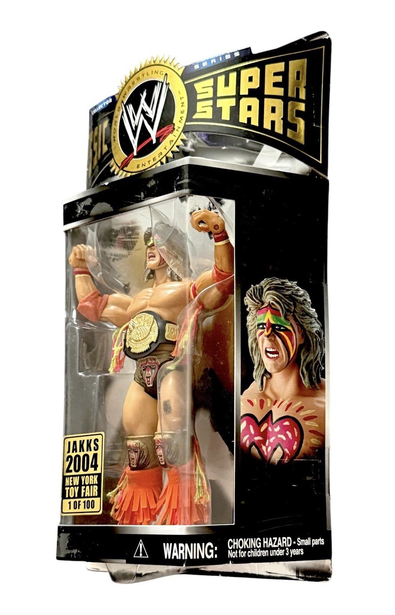 WWE ULTIMATE WARRIOR CLASSIC SUPERSTARS 1 OF 100 EXCLUSIVE TOY