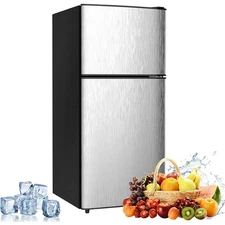 Mini Fridge with Freezer, 3.2 cuft Small Refrigerator, Energy Saving, Low Noise