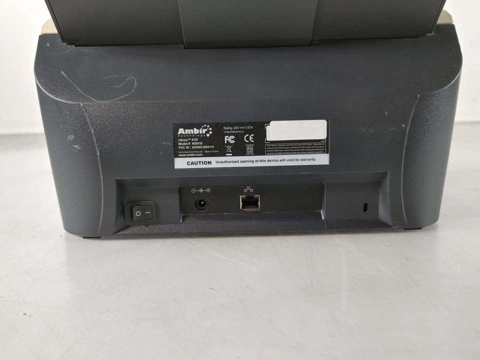 Ambir nScan NS915i Network Document Wireless Scanner For Parts - Image 4 of 4