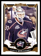 2015-16 O-Pee-Chee #16 Curtis McElhinney Columbus Blue Jackets Hockey Card
