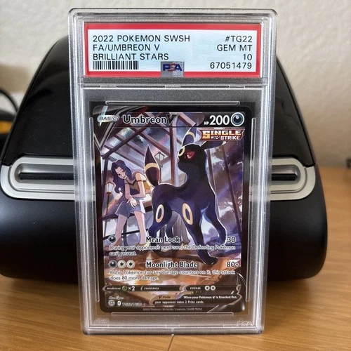 New ListingUmbreon V TG22/TG30 Swsh09: Brilliant Stars Trainer Gallery PSA 10