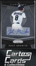 Zack Granite 2018 Panini Chronicles #PS-ZG Prizm Signatures Minnesota Twins