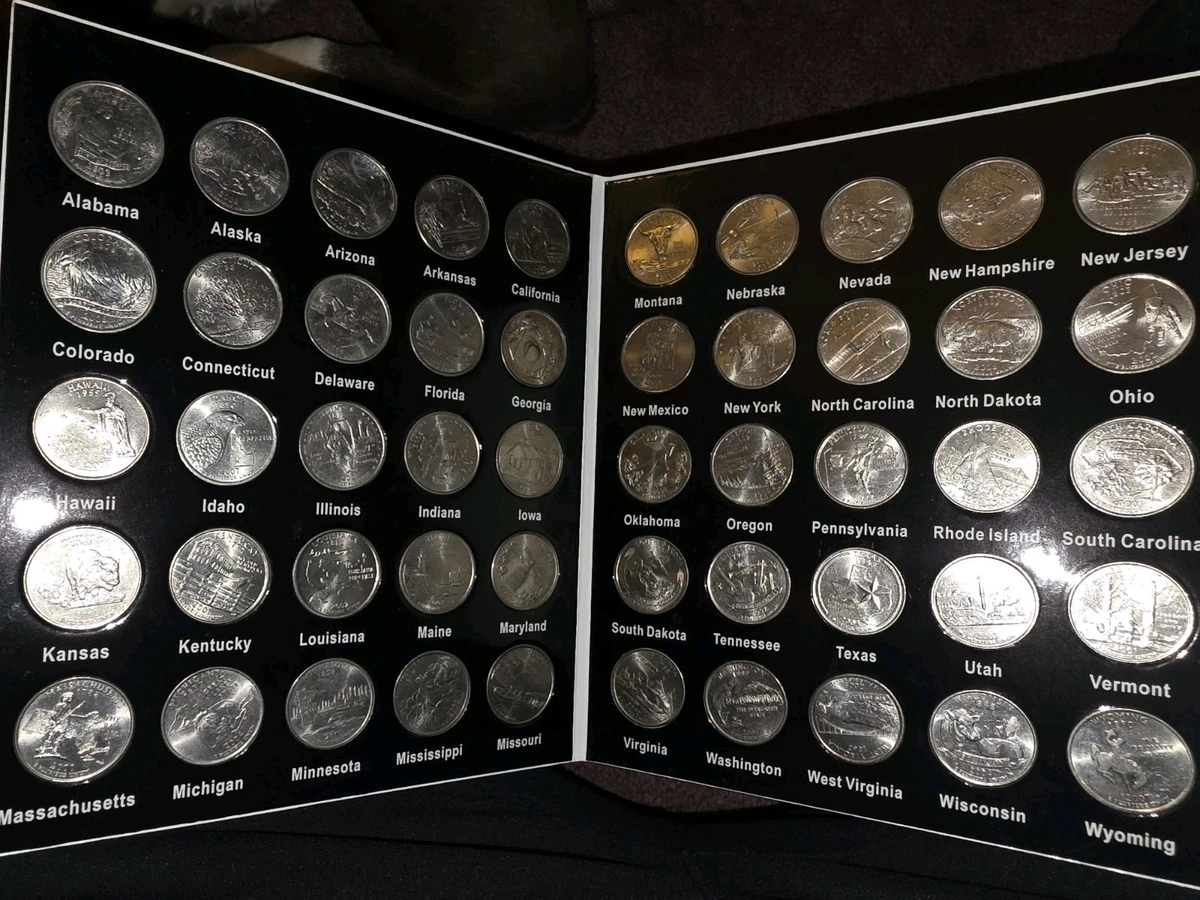 Circulated 50 State Set US State Quarters (1999-2008) for sale | eBay
