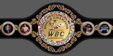 WBC, World Boxing Championship title Replica belt with printed strap, Adult size