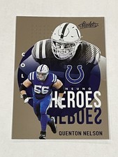 2021 Panini Absolute Football Unsung Heroes - Quenton Nelson - Colts