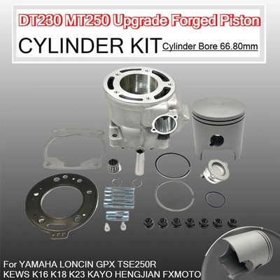 Motorcycle Cylinder Piston Ring Gasket Bearing Kit For HENGJIAN YAMAHA LONCIN 2T