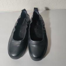 Vionic Women's Uptown Ballet Slip-ons Loafer Black Leather Woman's 8.5