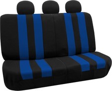 Universal Striking Stripe Car Rear Seat Covers Washable Split Bench Seat Covers