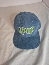 Hi AF Star Embroidered Logo Courdoroy Unisex Streetwear Cap Hat Adjustable NWOT