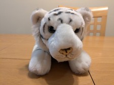 Russ Yomiko Classics 11" Plush White Tiger Cub Blue eyes Stuffed 2019 25381