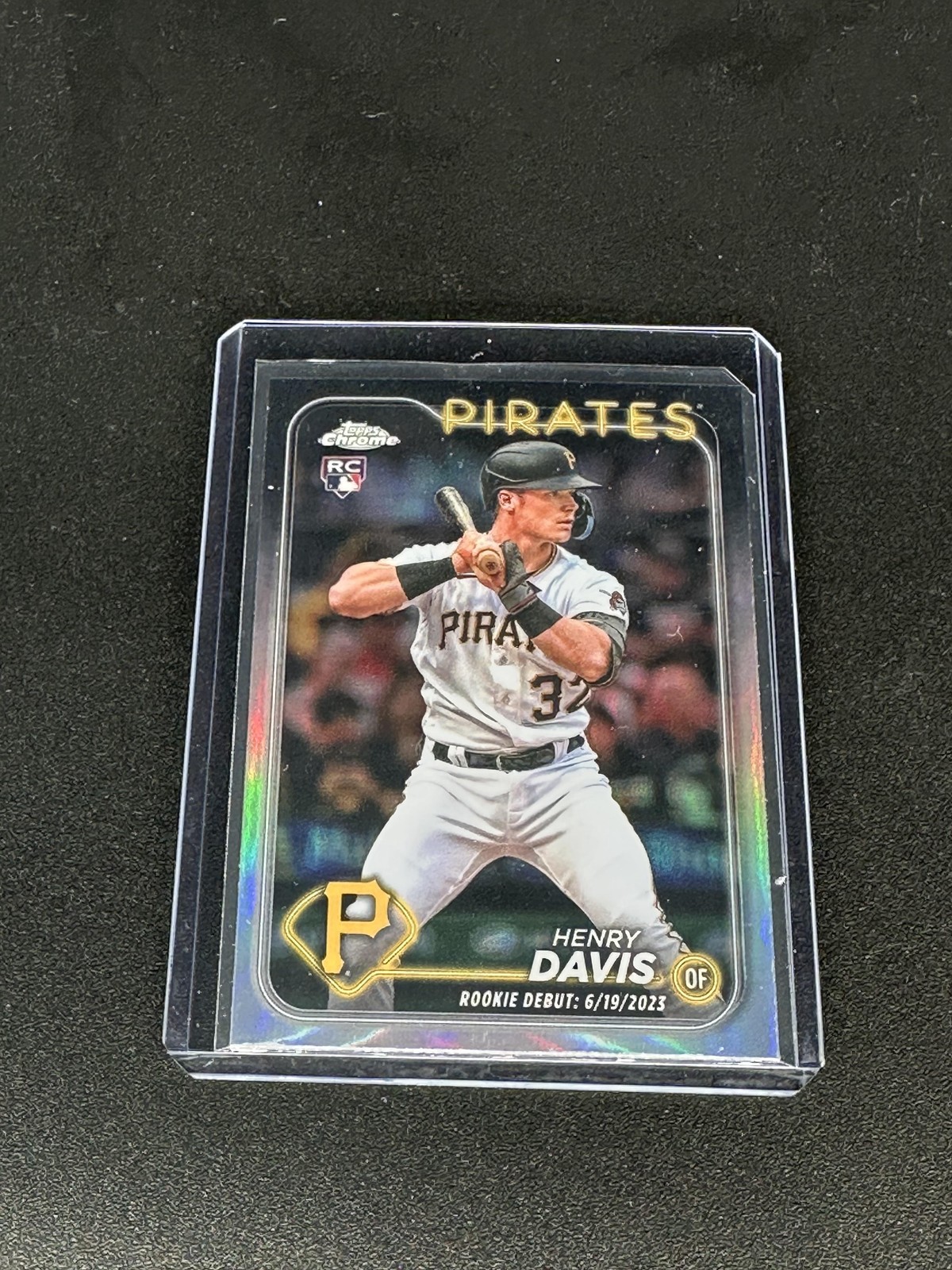 2024 Topps Chrome Update #USC128 Henry Davis Refractor (RC) Pirates