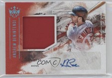 2019 Panini Diamond Kings Holo Blue 14/25 Andrew Benintendi #JMS-AB Auto s3g
