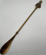 Vintage Peerage England Łyżka do butów 735975 rozm. L Brass Lady 20. Jh. Mosiądz