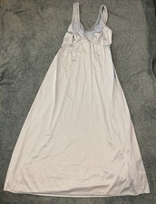 Vintage Vanity Fair Dressing/Night Gown Size Med Blue Color 54" Long