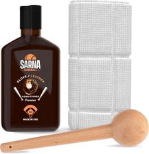 Sarna Glove Break in Kit Premium Leather Conditioner (8 oz.) Mallet