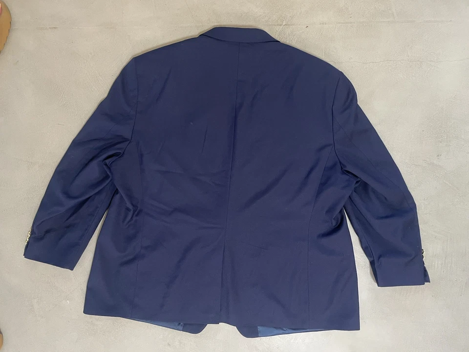 Lauren Ralph Lauren Navy Blue Blazer 56R Jacket Suit Coat Dress Gold Button EUC - Image 2 of 4